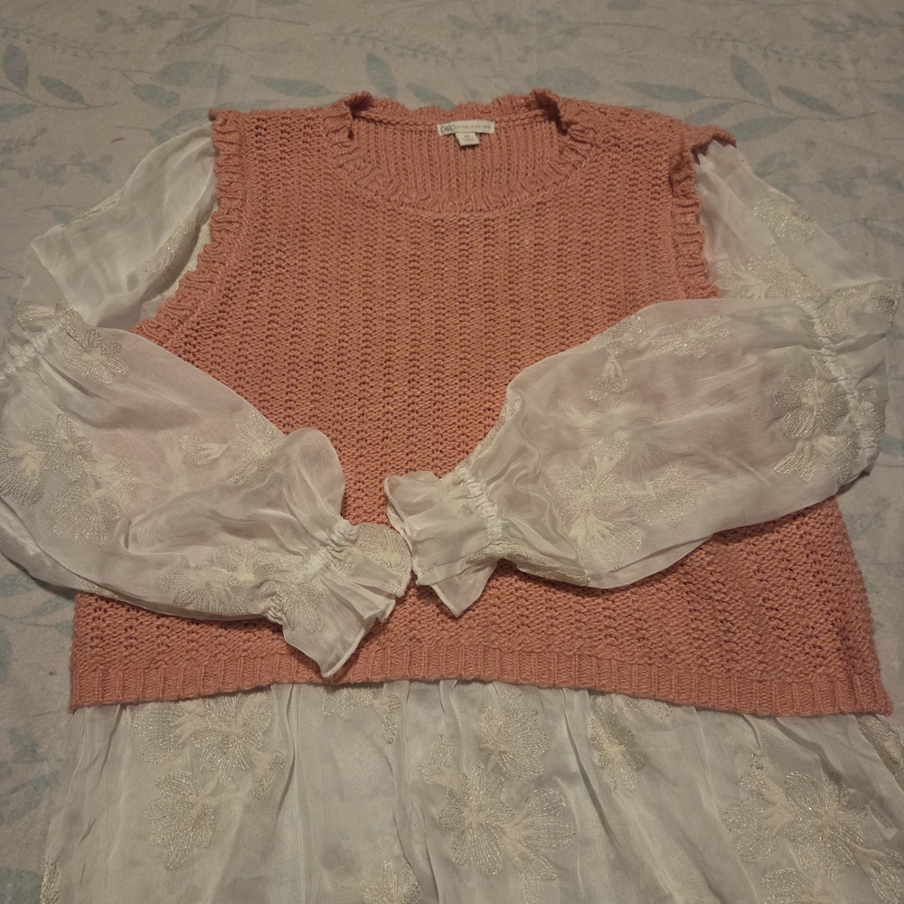 Cato Coral Knit Sweater
